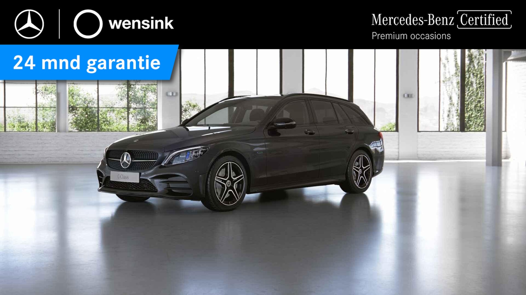 Mercedes-Benz C-klasse Estate - 300 e Business Solution AMG Limited | Panoramadak | Multibeam | Sfeerverlichting | 360 gra - AutoWereld.nl