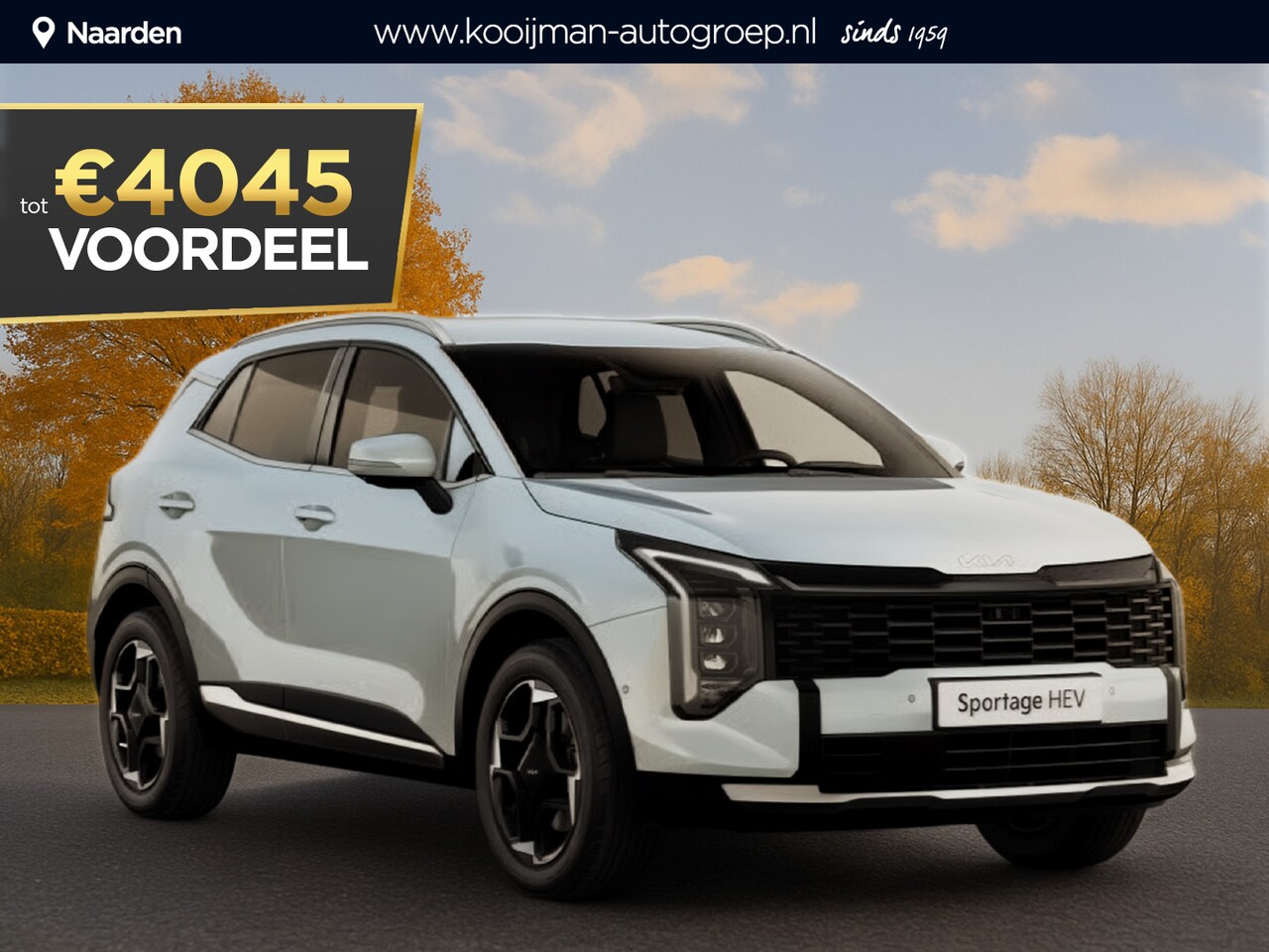 Kia Sportage - 1.6 T-GDi Hybrid DynamicPlusLine Nu €4.045,- voordeel! Nu tijdelijk extra scherp geprijsd! - AutoWereld.nl