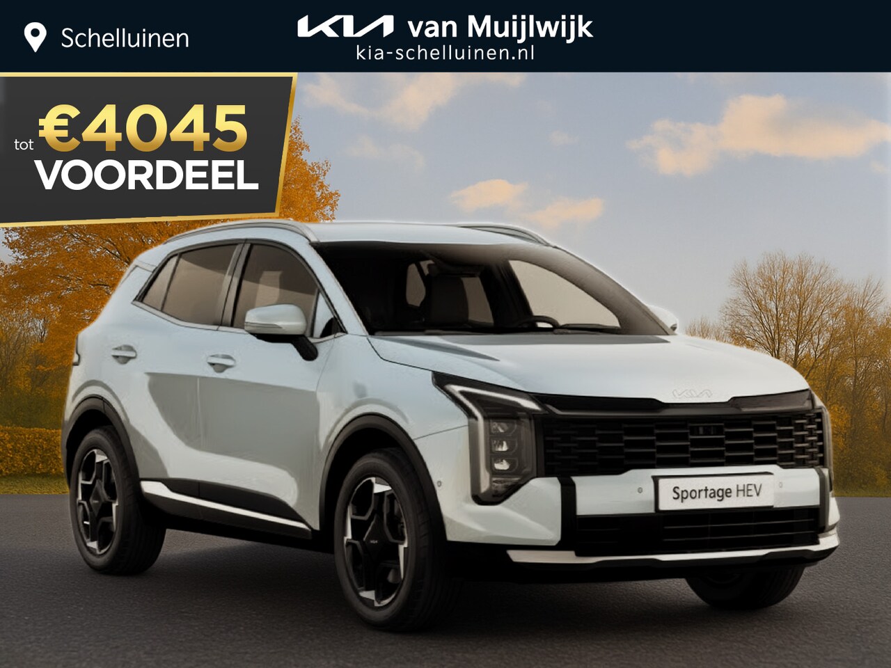 Kia Sportage - 1.6 T-GDi Hybrid DynamicPlusLine Nu €4.045,- voordeel! Nu tijdelijk extra scherp geprijsd! - AutoWereld.nl