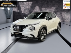 Nissan Juke - 1.6 Hybrid N-Design | Bose | Leder/alcantara | 360 cam | Carplay | Parelmoer wit