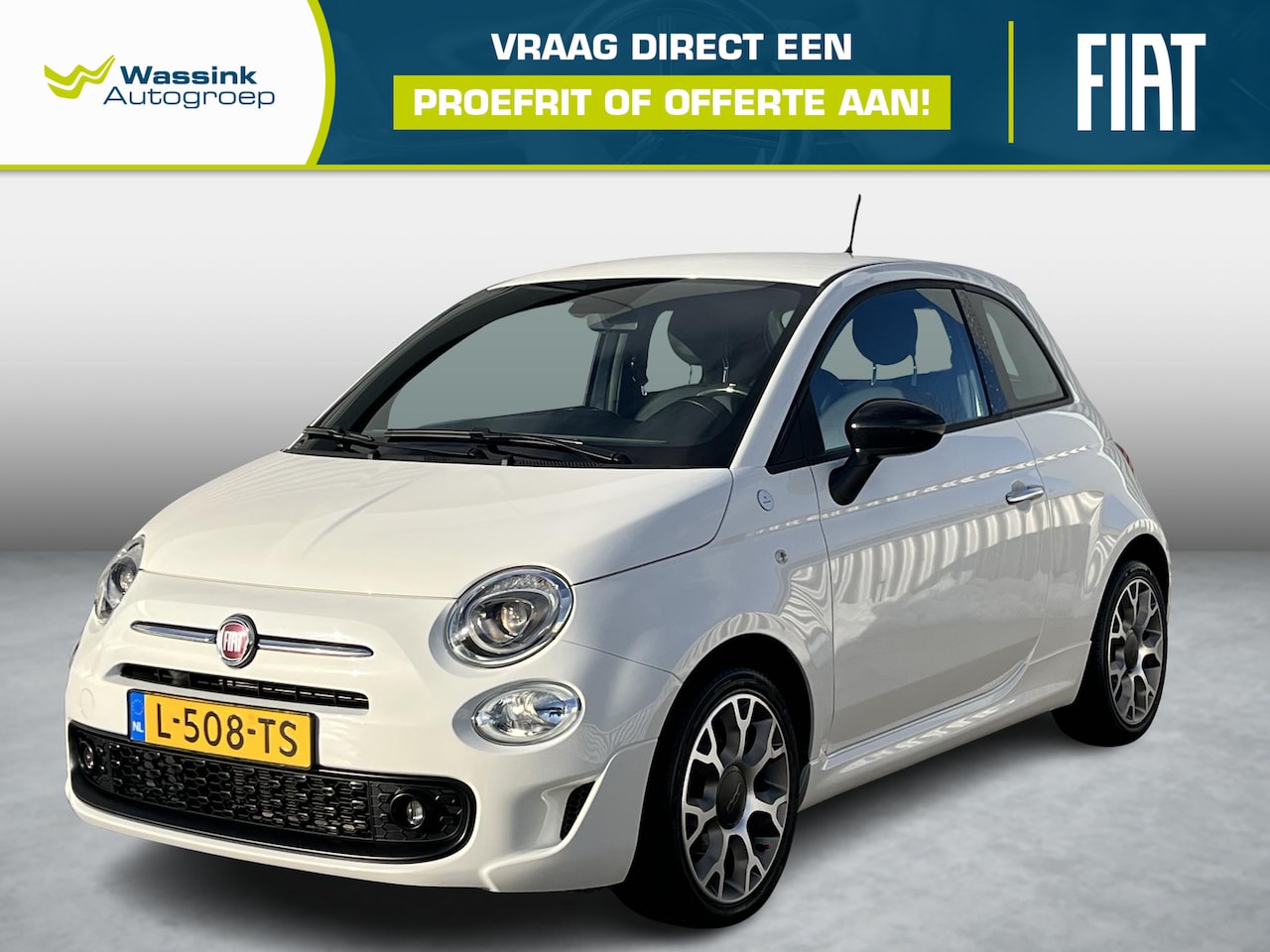 Fiat 500 - 1.0 Hybrid Hey Google | Cruise Control | Navigatie | Parkeersensoren | Apple Carplay/Andro - AutoWereld.nl