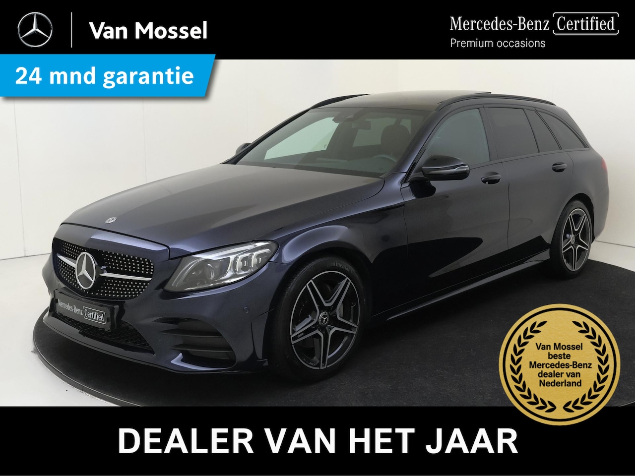 Mercedes-Benz C-klasse Estate - 180 Premium Pack / Panoramadak/ Night/ Multibeam - AutoWereld.nl