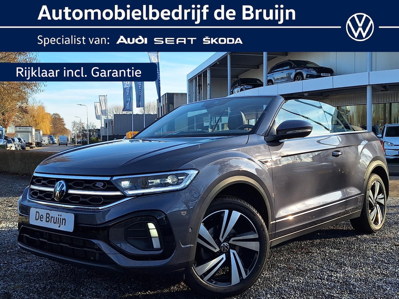 Volkswagen T-Roc Cabrio - 1.5 TSI 150pk DSG R-Line (Trekhaak,Camera,Virtual,IQ) - AutoWereld.nl