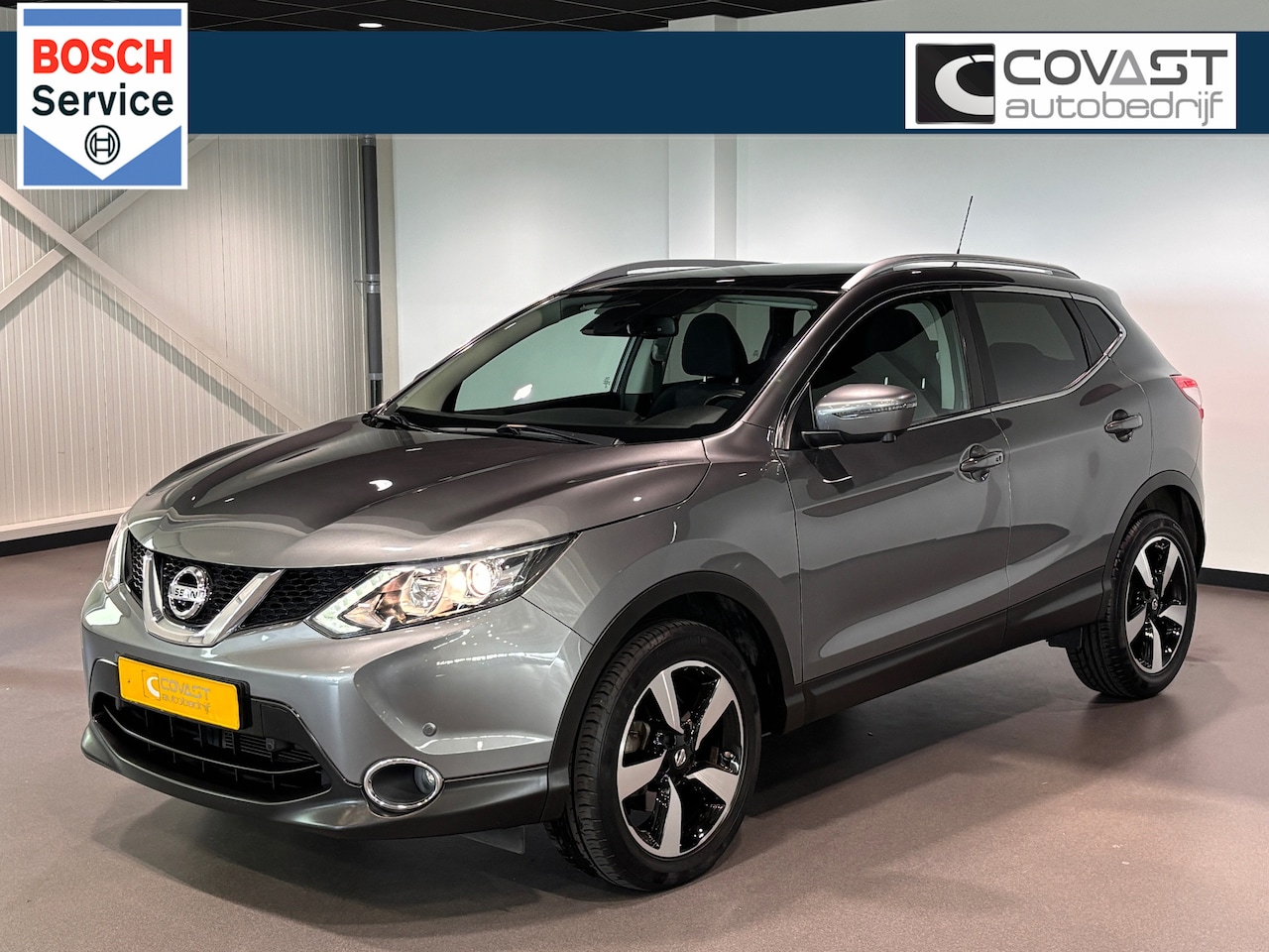 Nissan Qashqai - 1.2 N-Connecta Panodak|Camera|Navigatie|Keyless|1eEig.|Dealer-oh. - AutoWereld.nl