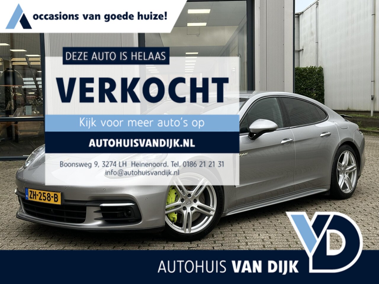 Porsche Panamera - 2.9 4 E-Hybrid 462pk | Stoelventilatie/Sportuitlaat/Porsche hist./luchtvering/Nightvision - AutoWereld.nl