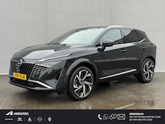 Nissan Qashqai - 1.3 MHEV Xtronic Tekna Plus / Fabrieksgarantie tot 03-2028 / Panoramadak / HUD / Trekgewic