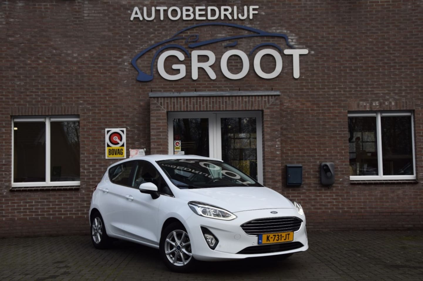 Ford Fiesta - 1.0 ECOB. TITANIUM ADAP.CRUISE/TREKHAAK/CAMERA - AutoWereld.nl