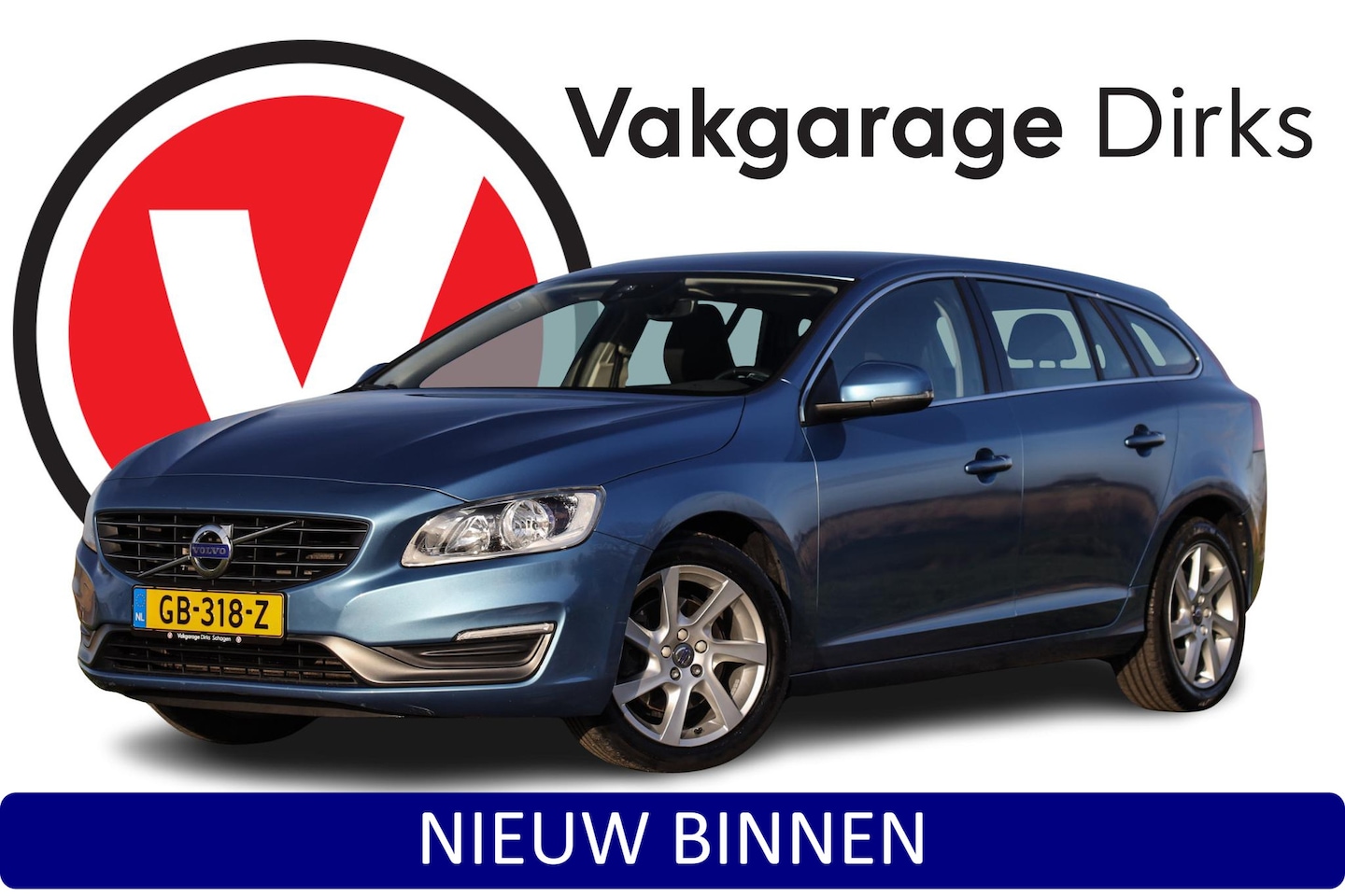 Volvo V60 - 1.6 T3 Aut6 Momentum ✅ Navi ✅ Clima ✅ Trekhaak - AutoWereld.nl