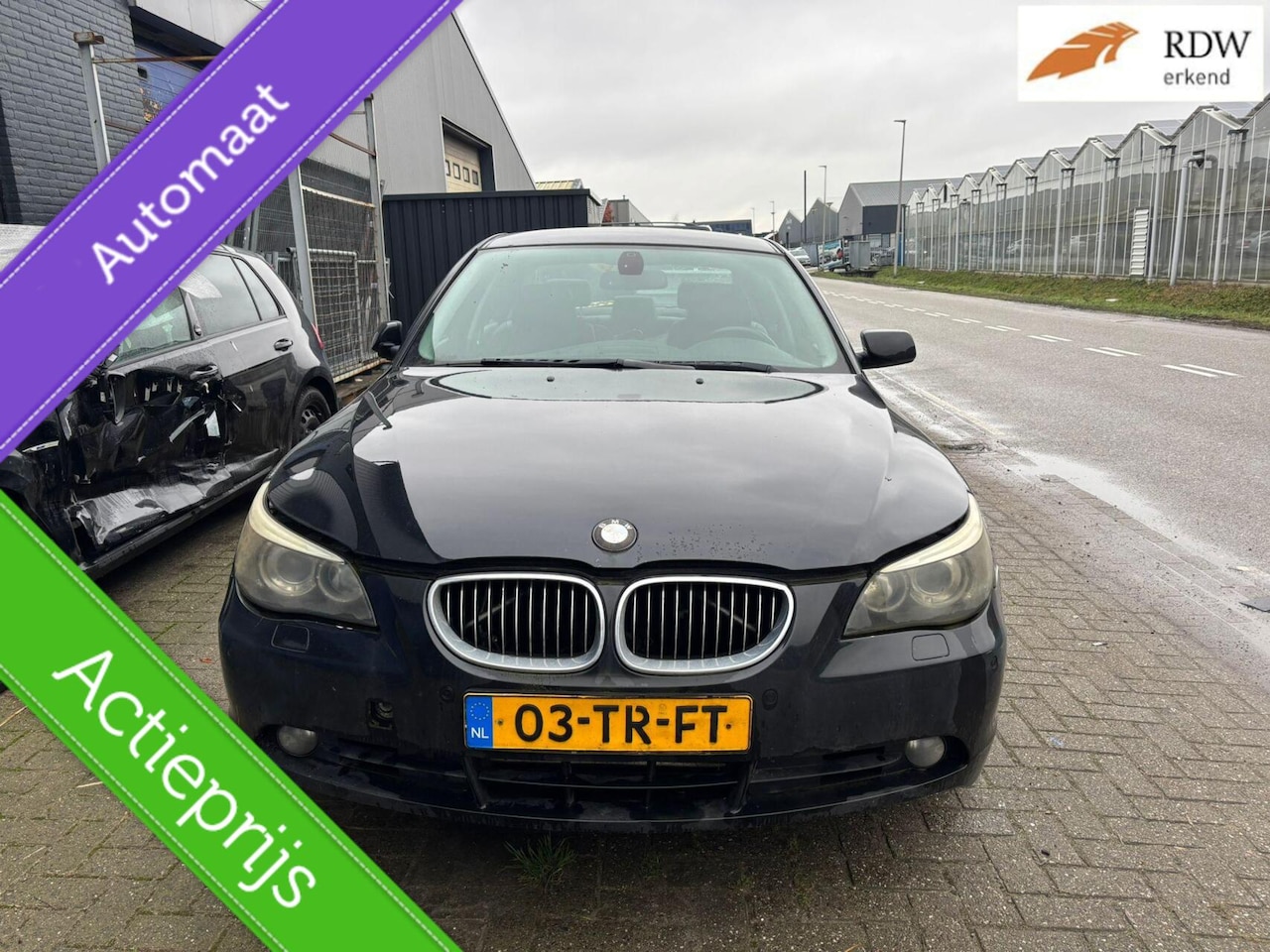 BMW 5-serie - 525xi High Executive 525xi High Executive (motorschade) - AutoWereld.nl