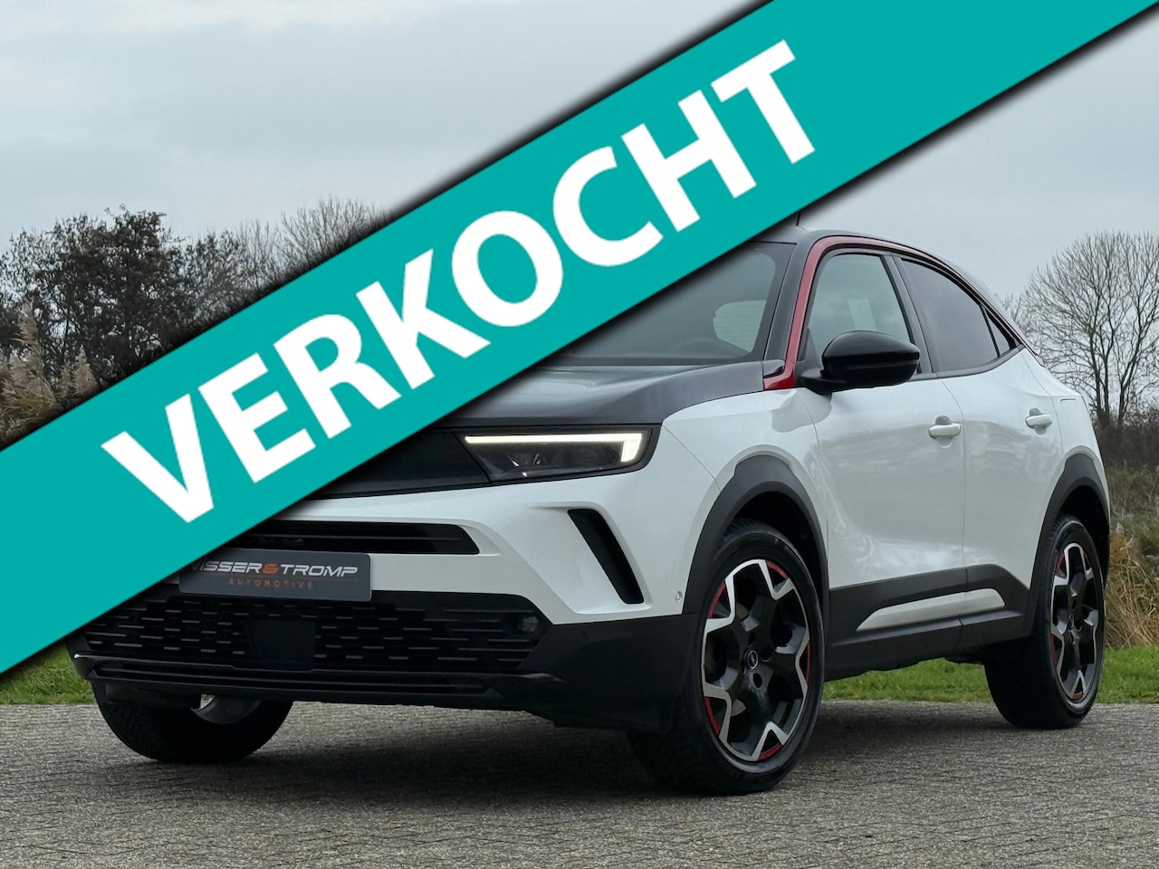 Opel Mokka - 1.2 Turbo GS Line 130pk Automaat - White Jade - Cruise/Clima/Camera/Carplay - AutoWereld.nl