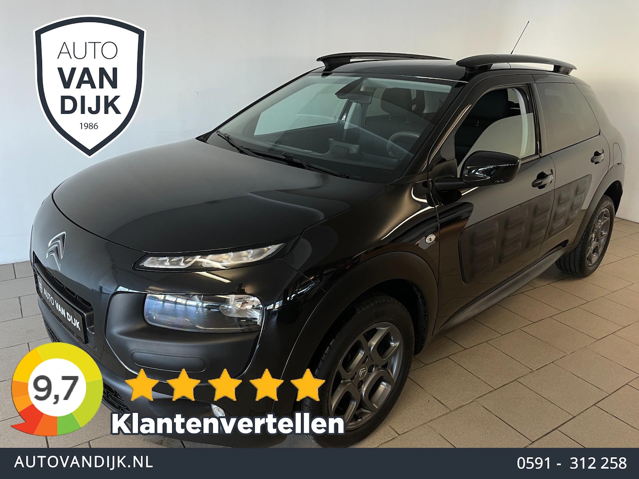 Citroën C4 Cactus - 1.2 PureTech Business Plus AIRCO CLIMA NAVI CRUISE BLUETOOTH PDC VELGEN ZEER NETTE AUTO - AutoWereld.nl