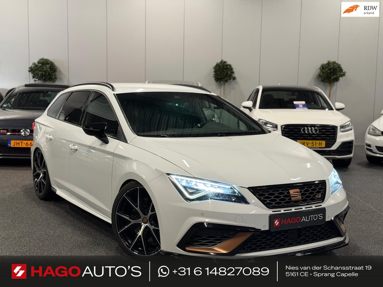 SEAT Leon ST - 2.0 TSI CUPRA 300 4DRIVE PERFORMANCE LED/VIRTUAL/BEATS/CARPLAY/SFEERV/SCHAALST/CAMERA/ACC/ - AutoWereld.nl