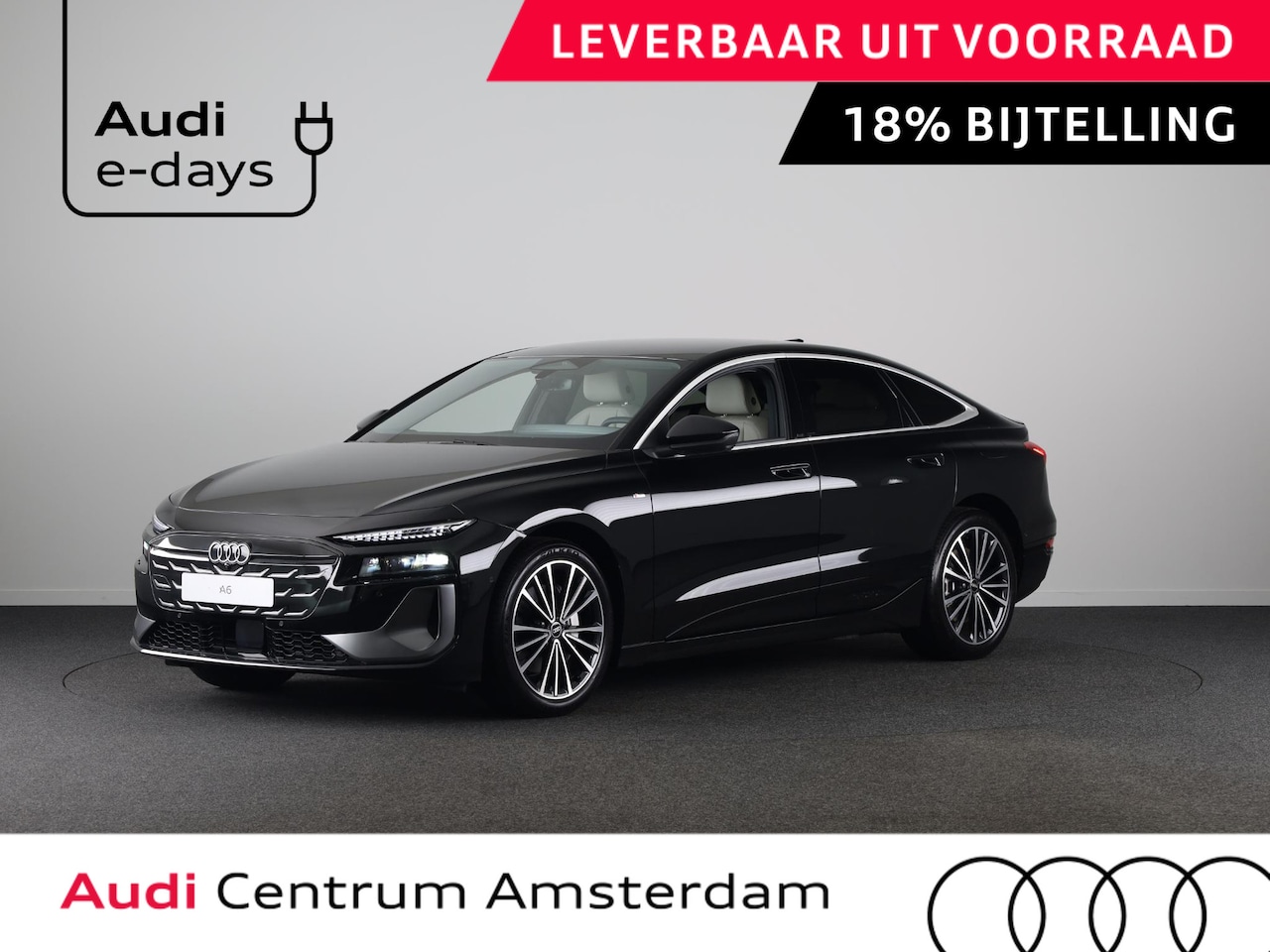 Audi A6 Sportback e-tron - Advanced edition 100kWh performance | Winterpakket | Beige leder interieur | Privacy glass - AutoWereld.nl