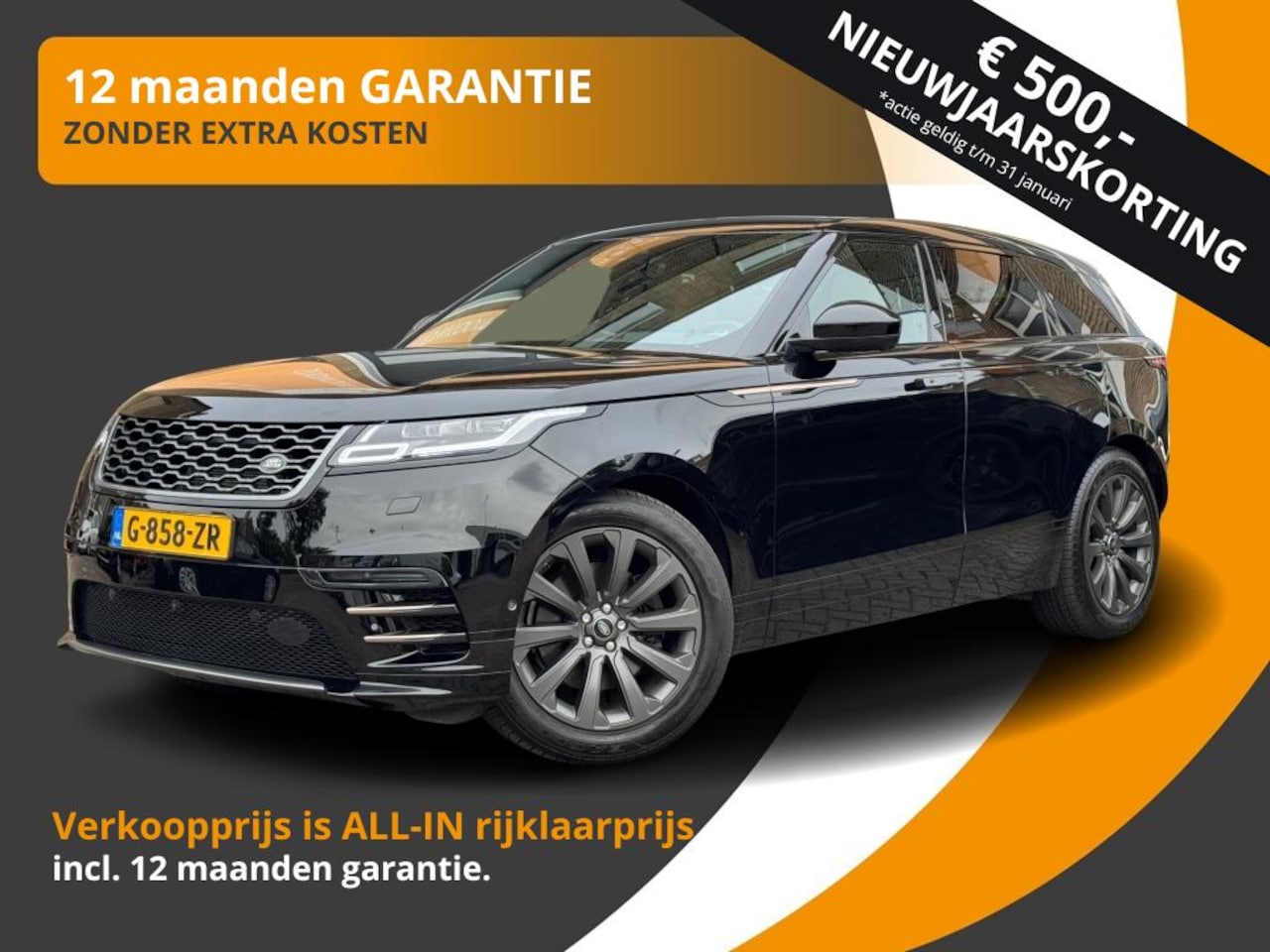 Land Rover Range Rover Velar - P300 2.0 AWD R-DYNAMIC SE LEER/PANODAK/BTW/NL-AUTO 37.000KM! - AutoWereld.nl
