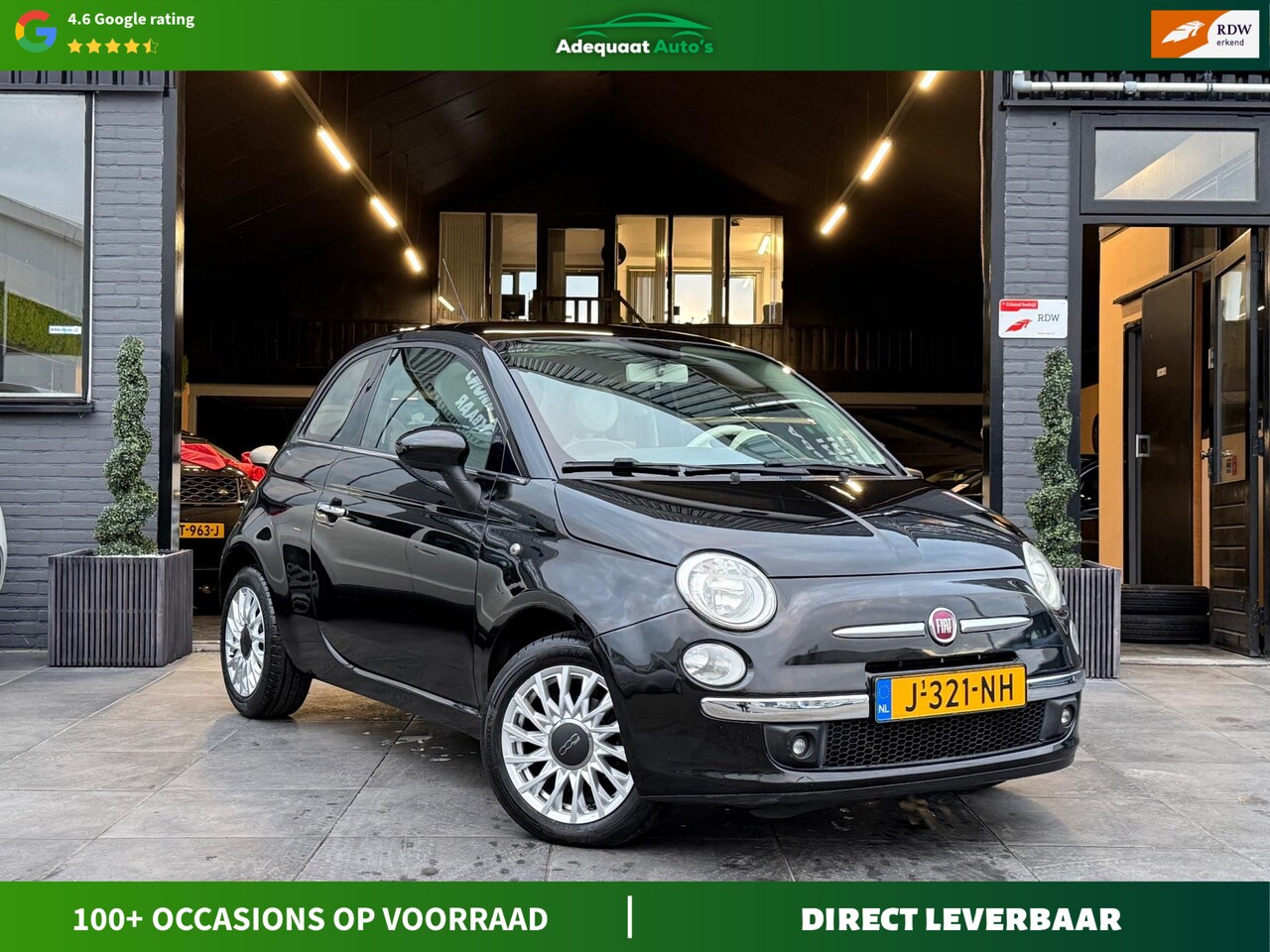 Fiat 500 - 1.2 Naked|Airco|El.Ramen|PANO|APK|USB - AutoWereld.nl
