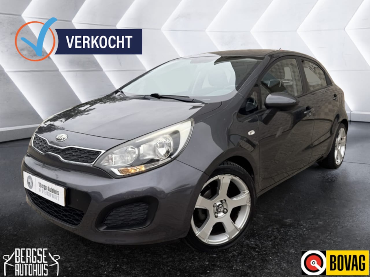Kia Rio - 1.2 CVVT Comf. Pack Airco Navi Lmv BT Nap - AutoWereld.nl