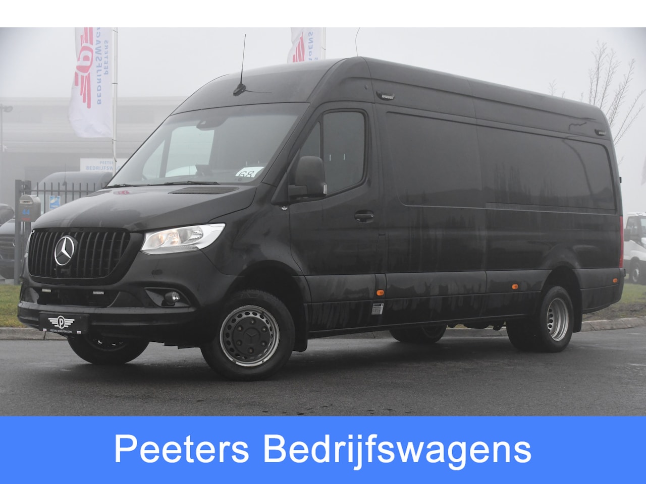 Mercedes-Benz Sprinter - 519 V6 3.0 CDI L3H2 Black Edition Camera, Carplay, 190pk, 3500kg Trekhaak, N1 Registratie, - AutoWereld.nl