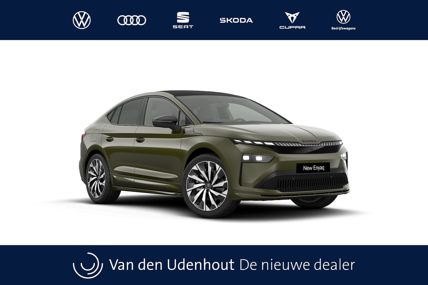 Skoda Enyaq Coupé iV - Enyaq Coupé 85 Elektromotor 286 1AT Sportline Automaat | Trekhaak wegklapbaar - AutoWereld.nl