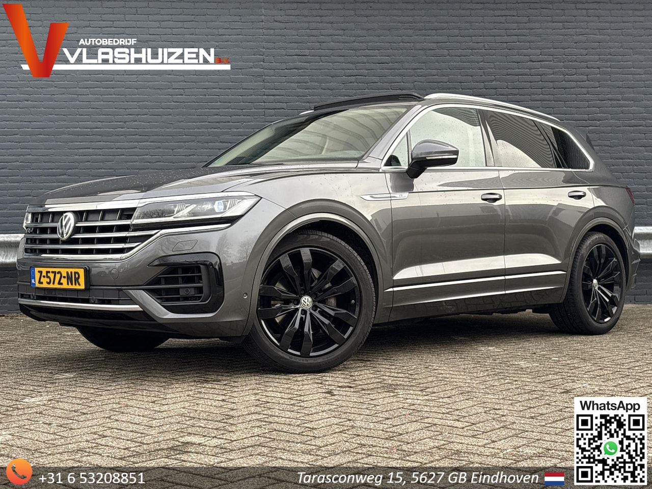 Volkswagen Touareg - 3.0 TDI R-Line DSG | € 26.445,- NETTO! | Luchtvering | Inklapbare Trekhaak | Pano | Leder - AutoWereld.nl