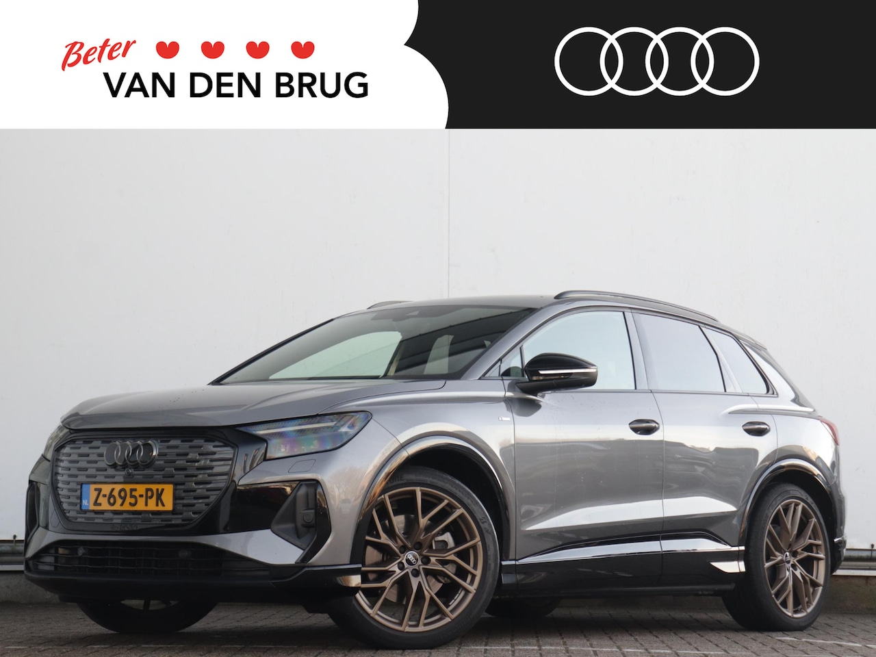 Audi Q4 e-tron - 40 S edition 77 kWh | Leder + Memory | 360 Camera | SONOS | Head-Up | Matrix | Dodehoekdet - AutoWereld.nl