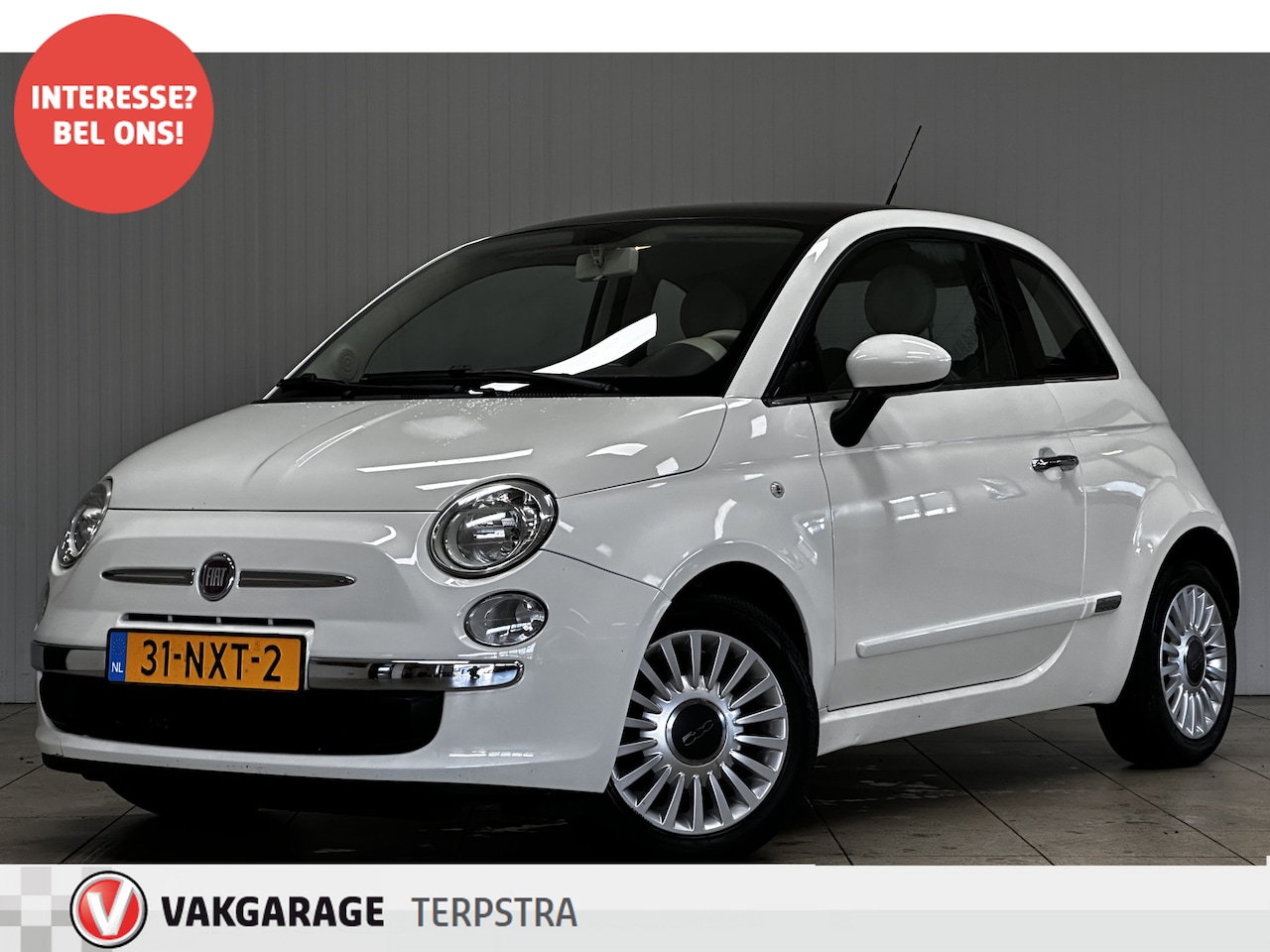 Fiat 500 - 0.9 TwinAir Turbo Lounge/ 15'' LMV/ Panorama-Dak/ Clima/ Elek. pakket/ Isofix/ BLUE&ME/ Mu - AutoWereld.nl