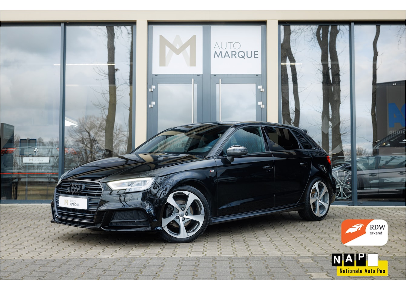 Audi A3 Sportback - 1.5 TFSI 150PK Aut. CoD | Sport S Line Edition | 3x S-Line | 18" LM Velgen | LED | Navigat - AutoWereld.nl
