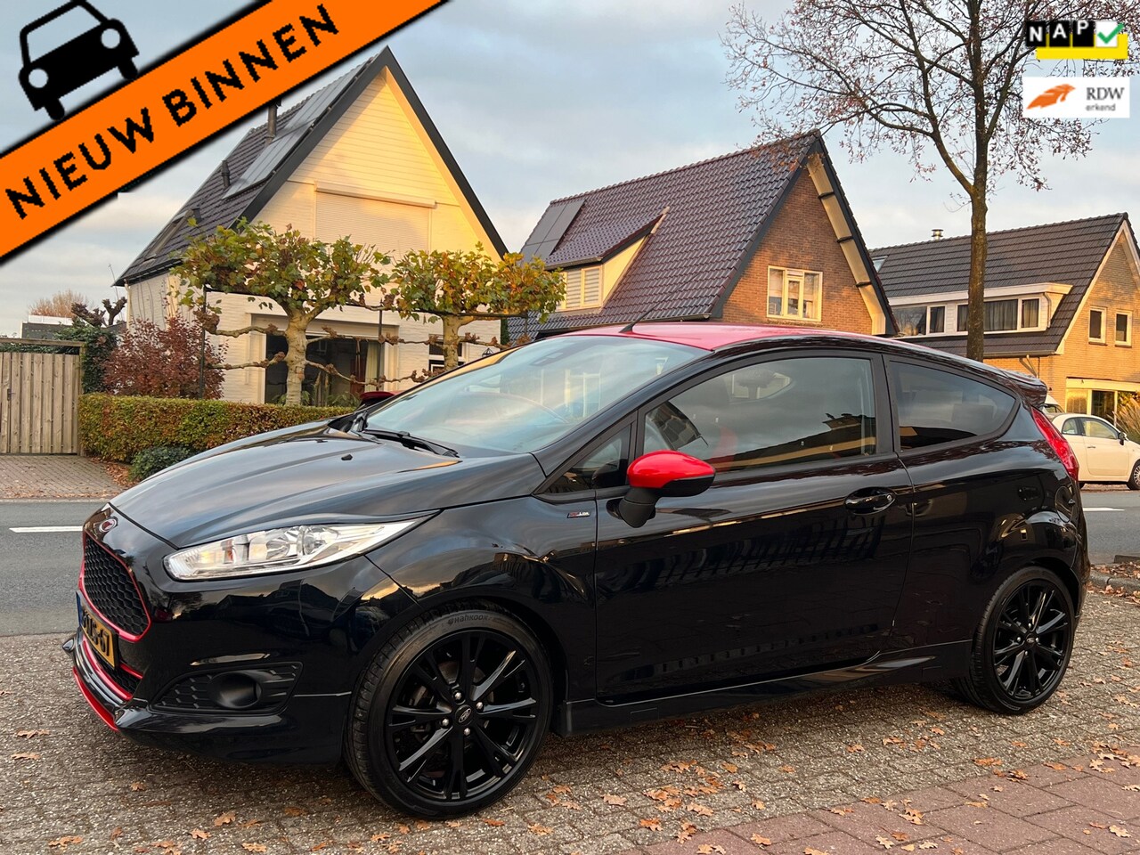 Ford Fiesta - Red/Black Edition 99.000 km NAP - APK T/M 01-2027!! - AutoWereld.nl