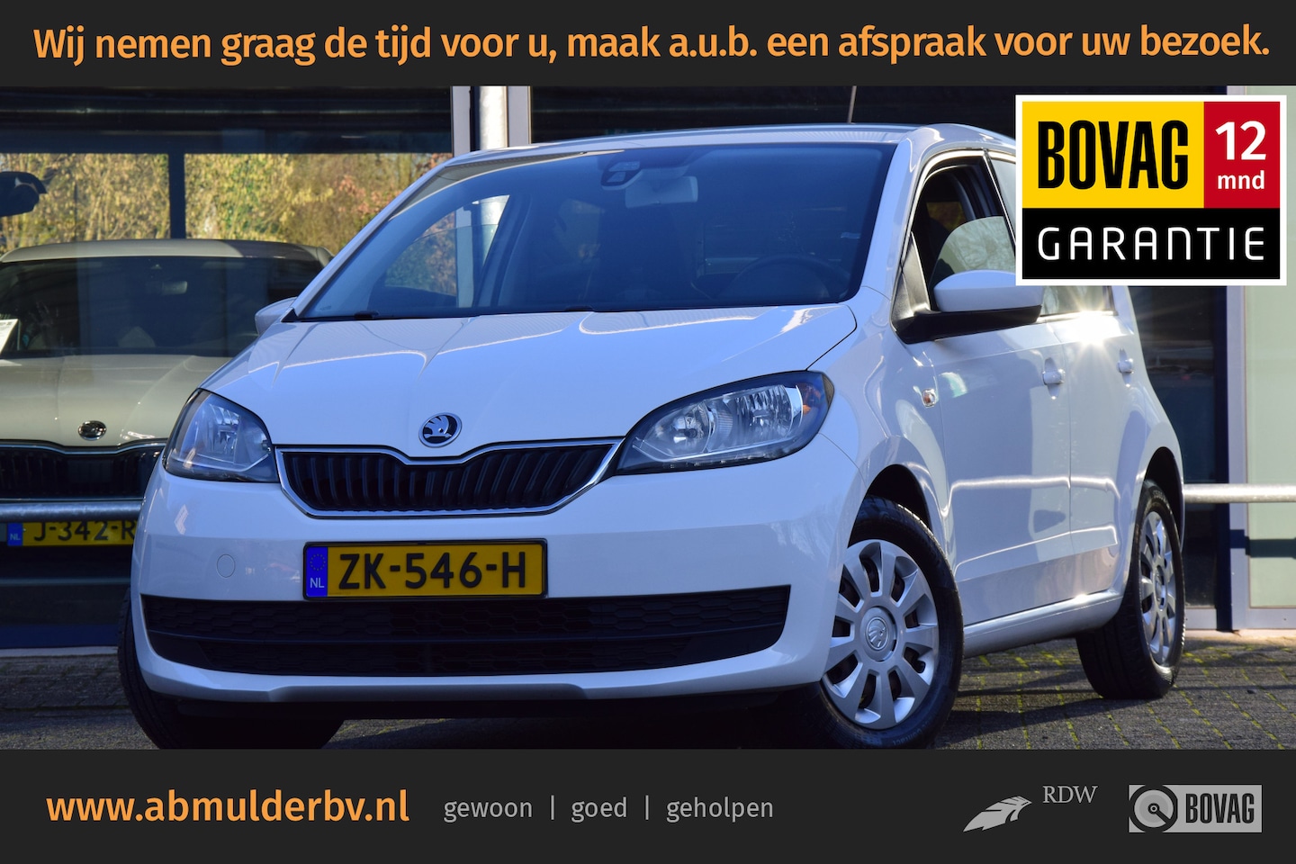 Skoda Citigo - 1.0 Greentech Ambition | Org. NL | BOVAG Garantie | Airco | Cruise Control | Multifunction - AutoWereld.nl