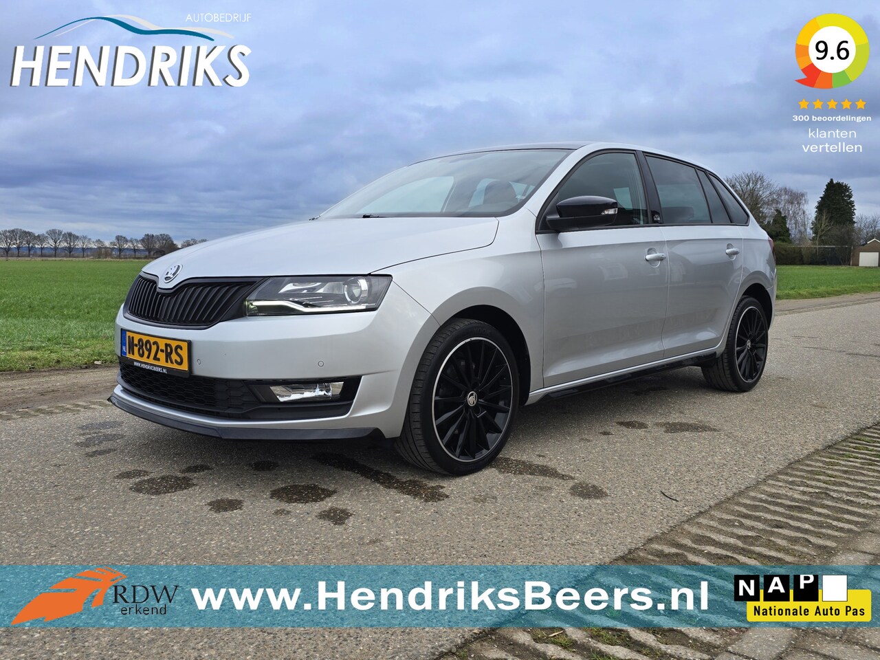 Skoda Rapid Spaceback - 1.0 TSI Greentech Clever - 110 Pk - Euro 6 - AUTOMAAT - Navi - PDC V+A - AutoWereld.nl