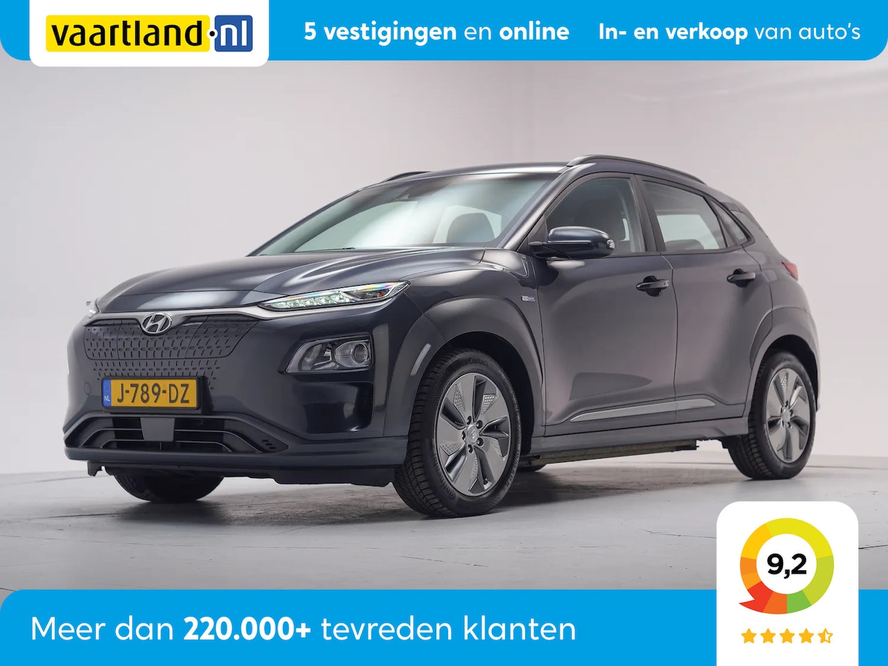 Hyundai Kona Electric - EV Comfort 64 kWh 3 fase [ Navi Adapt.cruise Camera Apple/Android ] - AutoWereld.nl