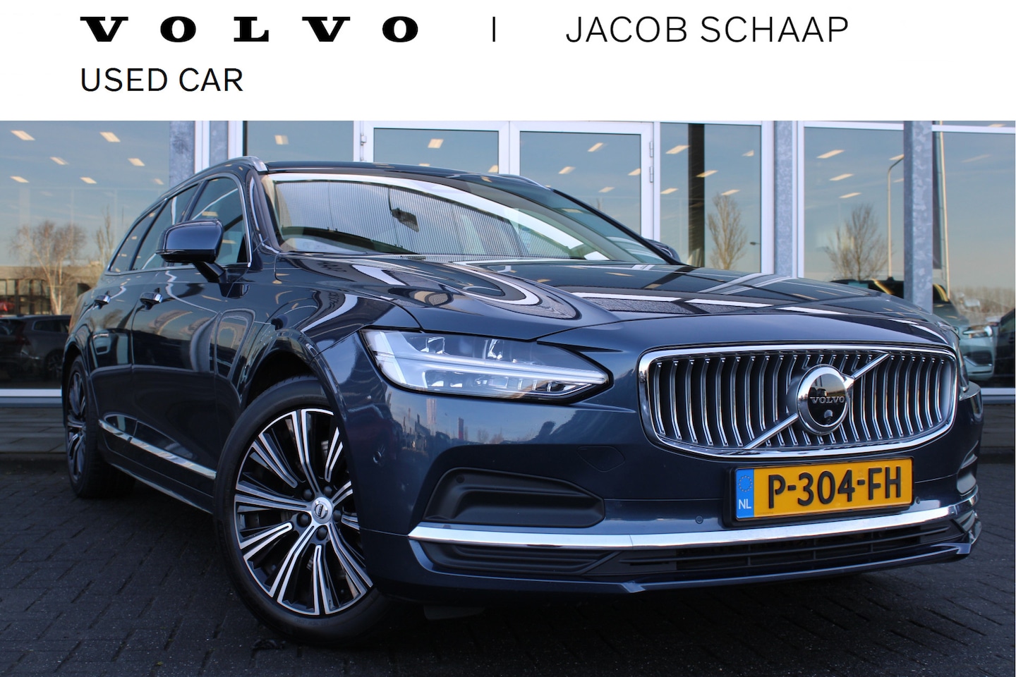 Volvo V90 - B4 Automaat Inscription | 360 Camera | Trekhaak | Adapt. Cruise | BLIS | El. Stoelen met g - AutoWereld.nl