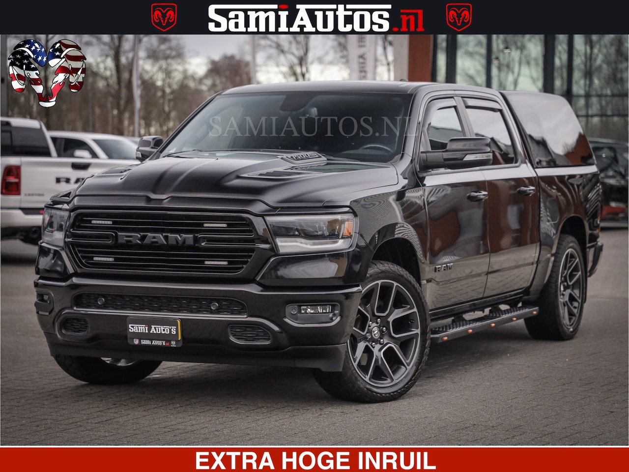 Dodge Ram 1500 - SPORT 5.7 V8 HEMI | HUIF | 4x4 | OPEN UITLAAT KLEP | PANORAMA DAK | CREW CAB | 5 PERSOONS - AutoWereld.nl