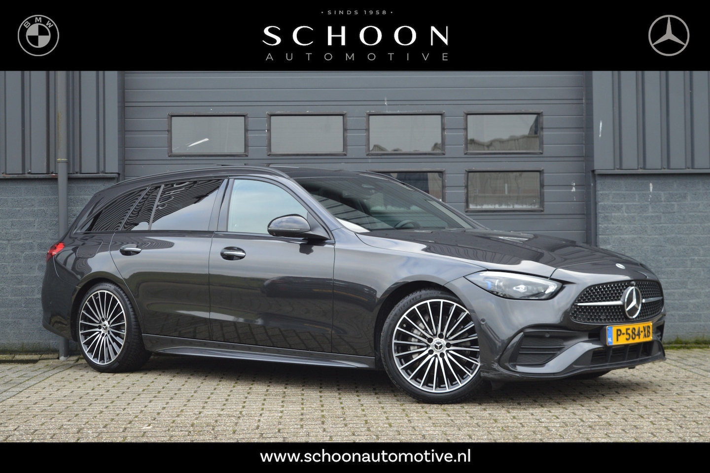 Mercedes-Benz C-klasse Estate - 200 Launch Edition AMG Line | PANO | HUD | 360 CAM | KEYLESS | - AutoWereld.nl