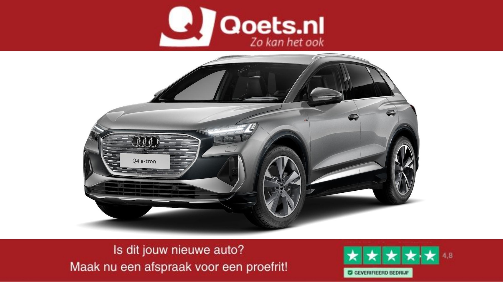 Audi Q4 e-tron - 40 S edition 77 kWh Assistentiepakket plus - Dynamic pakket plus - Veiligheidspakket plus - AutoWereld.nl