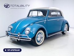 Volkswagen Kever Cabriolet - | 1961 | Concoursstaat | volledig gerestaureerd | Originele Karmann | Gulf Blue, een uniek