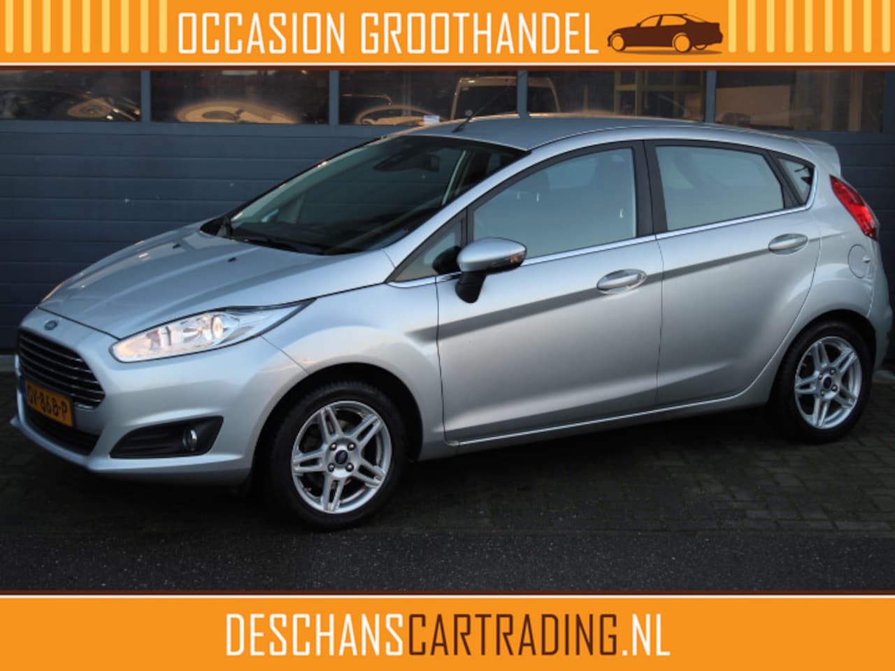 Ford Fiesta - 1.0 EcoBoost Titanium Airco, Navigatie, PDC, Cruise, LM Velgen - AutoWereld.nl