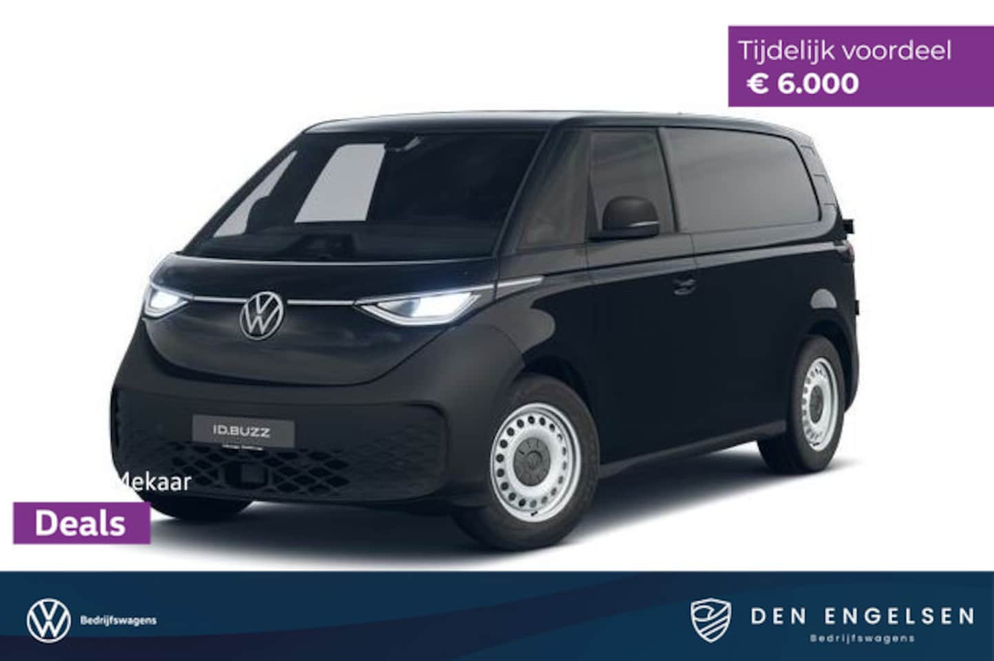 Volkswagen ID. Buzz Cargo - ID. Buzz Cargo 286 pk, Economy Business, Achteruitrijcamera, Bijrijdersbank, Trekhaak, Ach - AutoWereld.nl