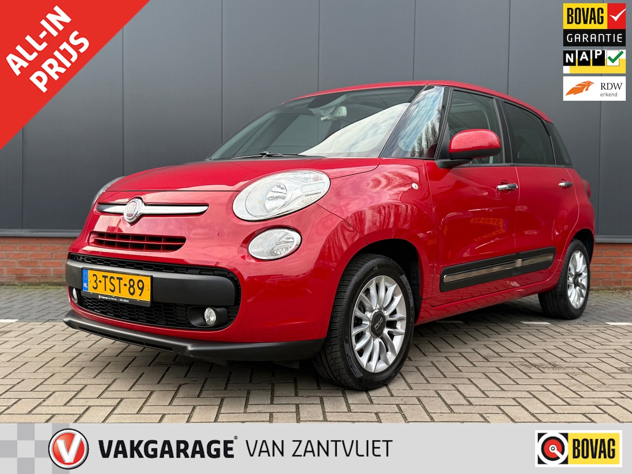 Fiat 500 L - 0.9 TwinAir Lounge 0.9 TwinAir Lounge (12 mnd BOVAG-garantie) - AutoWereld.nl
