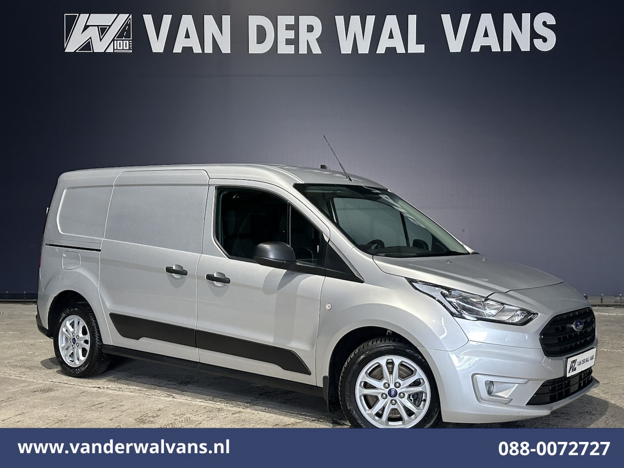 Ford Transit Connect - 1.5 EcoBlue 100pk L2H1 Euro6 Airco | Camera | Navigatie | Trekhaak | LM velgen Parkeersens - AutoWereld.nl