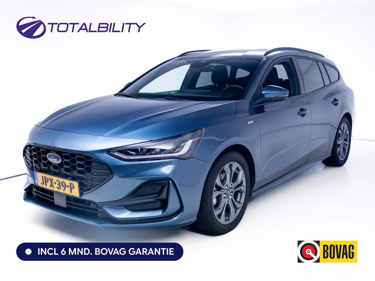 Ford Focus Wagon - 1.0 EcoBoost Hybrid ST Line 126 PK | Stoel-, Stuur-, en voorruitverwarming | Privacy Glass - AutoWereld.nl