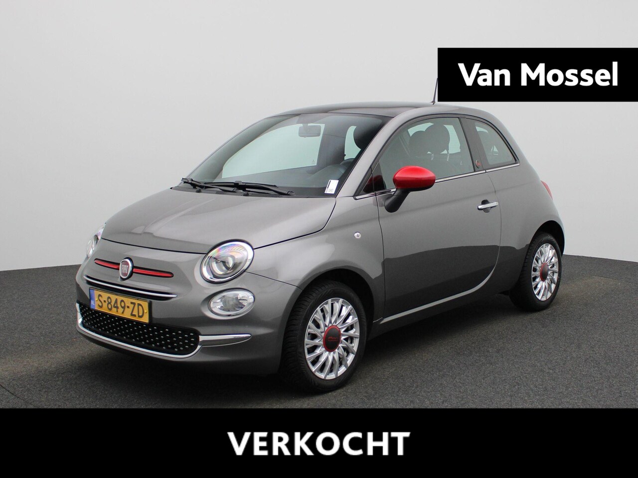 Fiat 500 - 1.0 Hybrid RED | Airco | LMV 15" | Cruise Controle | Bluetooth | Apple Carplay | - AutoWereld.nl
