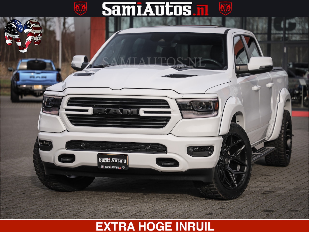 Dodge Ram Pick Up - SPORT | V8 5.7 402PK | Krachtige Hemi | Panorama Dak | 12' Scherm | LPG | Comfortabele Dub - AutoWereld.nl