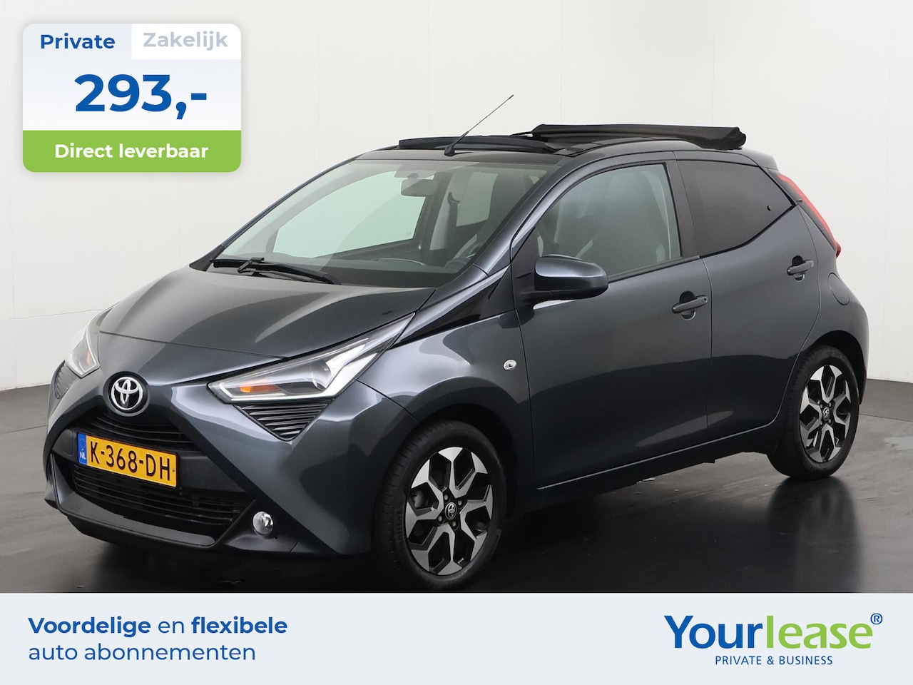 Toyota Aygo - 1.0 VVT-i x-joy cabrio | All-in 293,- Private Lease | Direct uit voorraad - AutoWereld.nl