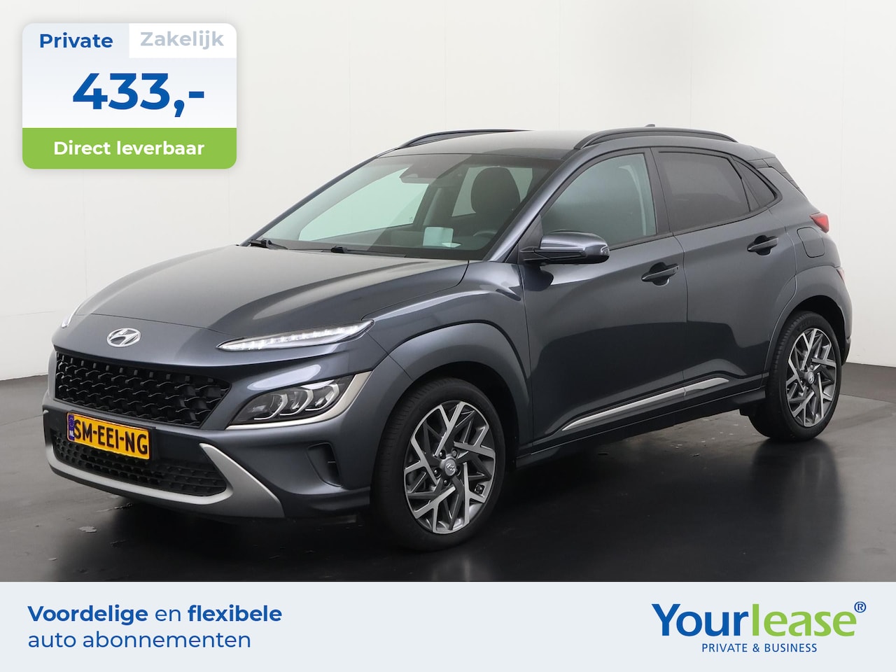 Hyundai Kona - 1.6 GDI HEV Fashion | All-in 433,- Private Lease | Direct uit voorraad - AutoWereld.nl