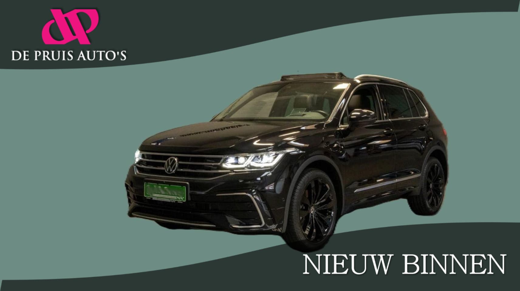 Volkswagen Tiguan - 1.4 TSI eHybrid R-Line Business+ Black 245PK IQ.Light Matrix Pano Head Up 20 Inch Memory L - AutoWereld.nl
