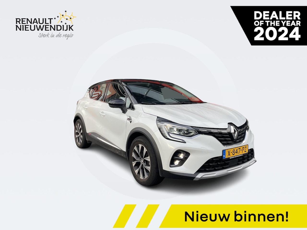 Renault Captur - 1.6 E-Tech full hybrid 145 techno / ACHTERUITRIJCAMERA / TREKHAAK / PARKEERSONSOREN / CRUI - AutoWereld.nl