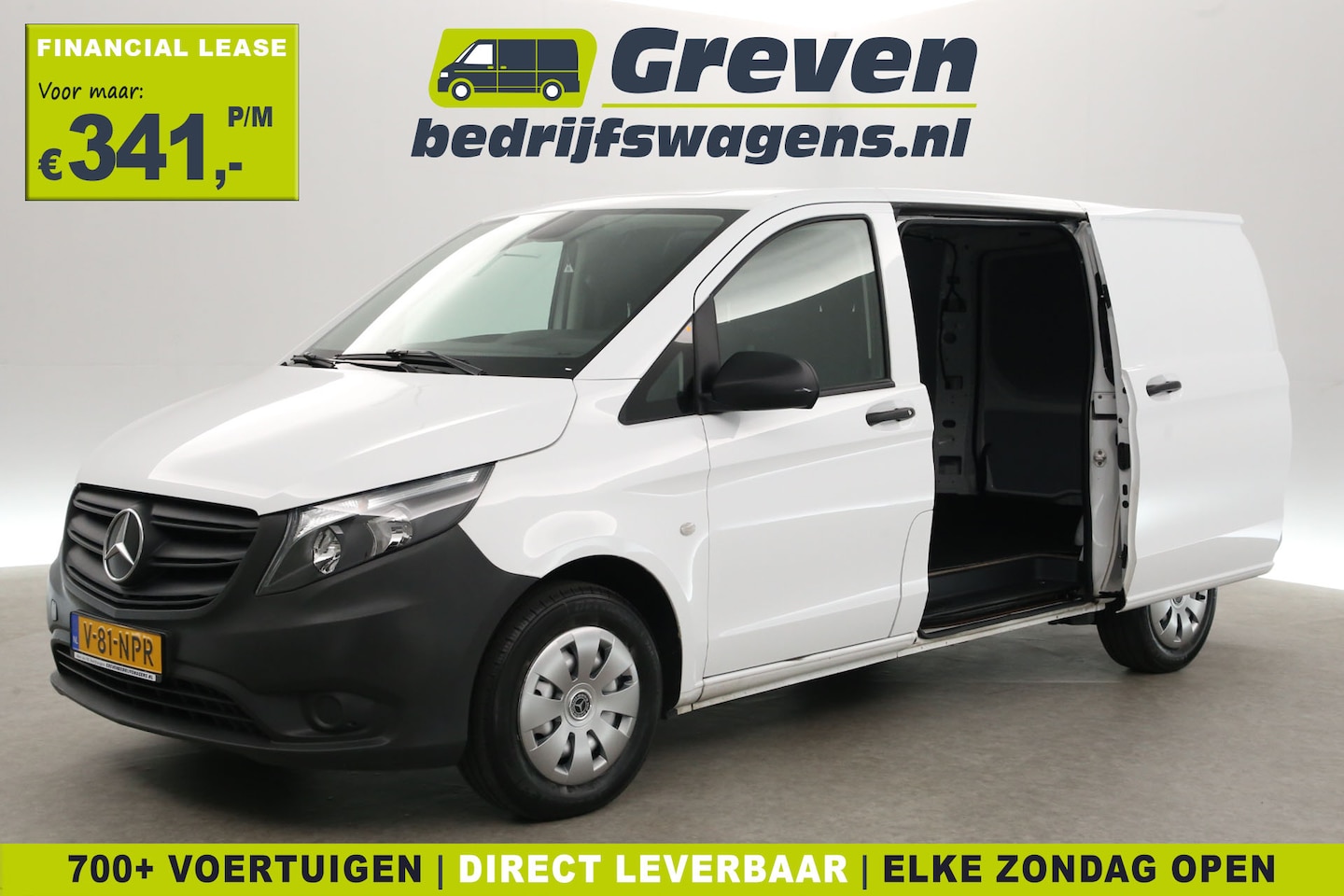 Mercedes-Benz Vito - 114 CDI Lang | Euro6 | Airco | Adap.Cruise | Camera | Carplay | Trekh. | 3-Zits | 2xSchuif - AutoWereld.nl