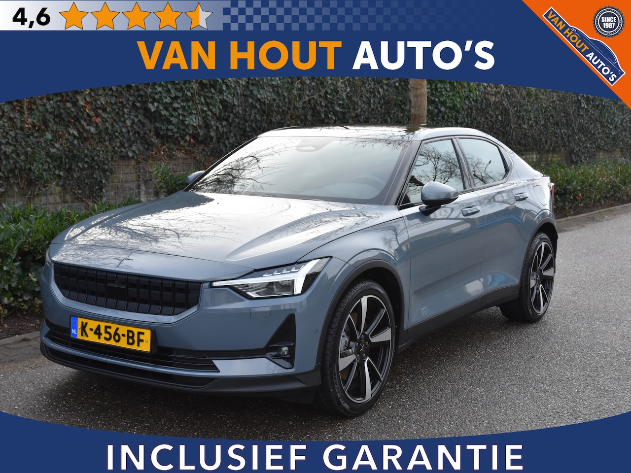 Polestar 2 - Long Range Dual Motor Launch Edition 78kWh | SOH 92'12% | PANORAMA DAK - AutoWereld.nl