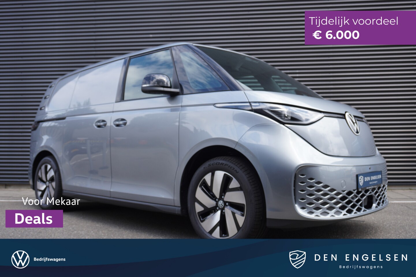 Volkswagen ID. Buzz Cargo - ID. Buzz Cargo 340 pk 4-Motion Bulli Edition,  Achteruitrijcamera, Bijrijdersstoel, Naviga - AutoWereld.nl