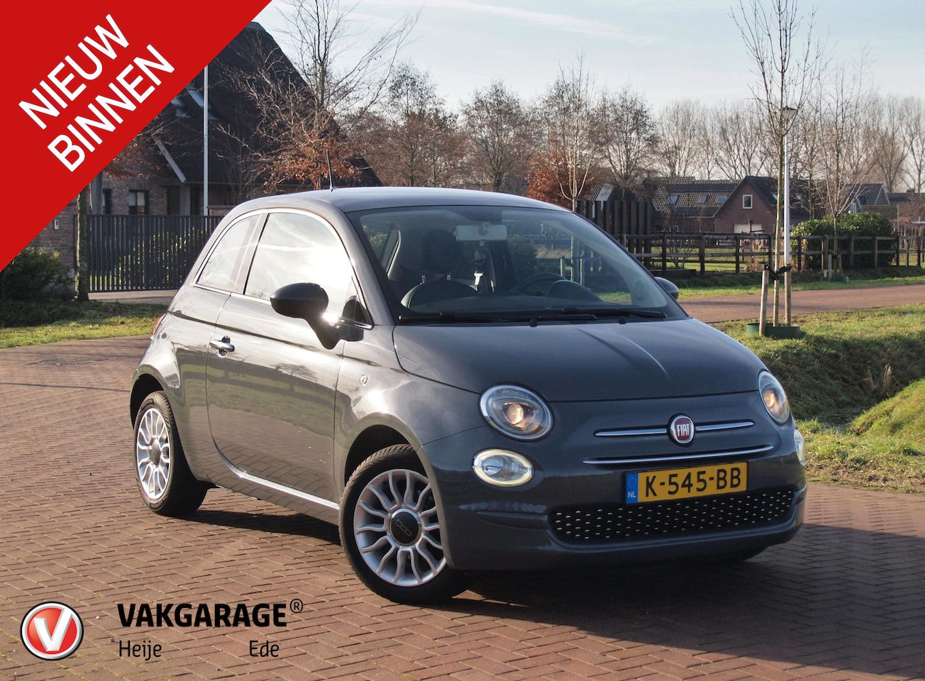 Fiat 500 - 1.2 Lounge | Panoramadak | Cruise Control | Leer | Navi | - AutoWereld.nl